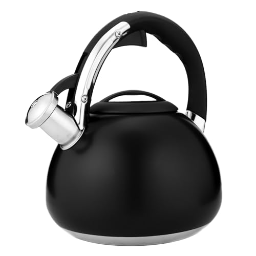 Wasserkessel 2.7L HGK KARA BLACK flötenkessel pfeifkessel für gas induktion
