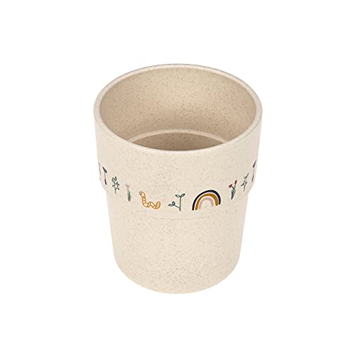 LÄSSIG Kinder Becher Trinkbecher Tasse Kindergeschirr ohne Melamin, BPA-frei, für Spülmaschine und Mikrowelle/Mug Garden Explorer