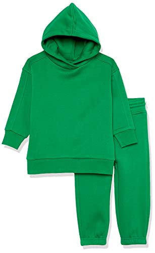 Amazon Essentials Unisex Kinder Modernes Sweat-Set, 2er-Pack, Grün, 2 Jahre