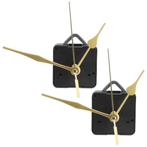 DOITOOL 2 Stück Uhrwerke Zum Selbsteinbau Mit Zeiger, Uhrwerk Für Wanduhr, Wanduhr-Mechanismus Teile Motor Ersatz DIY Reparatur Teile