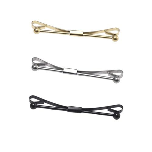 Pack of 3 Collar Bar Pins, Business Men's Shirt Collar Clip, Men's Shirt Collar Pins, Tie Clip for Men, Tie Clip, Bar Pin Clip