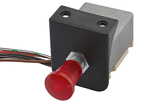 HELLA Warnblinkschalter - Zugbetätigung - 12V - Einbau - Halogen - Kabel: 600mm - mit Glühlampe - 6HD 002 535-101