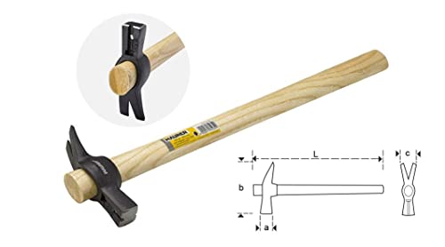 Hammer für Tischler mit magnetisierten Kopf 250 Gr Maurer