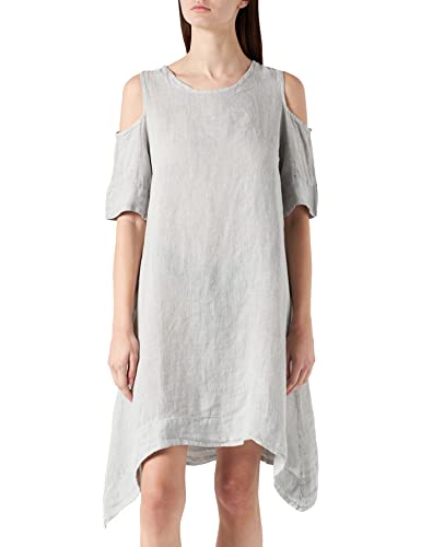 Le Jardin du Lin Damen Casual Dress, Hellgrau, 40(FR 42)