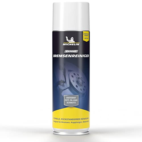 MICHELIN EXPERT Bremsenreiniger Spray – Reinigt & Entfettet Bremsen, Kupplungen, Motorteile | Für Auto, Motorrad & Fahrrad | 500 ml Spraydose