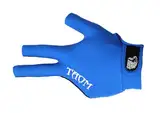 Billard Zubehör Billard Handschuh Taom Midas 3-Finger, Yale Blue, S, M, L, XL (L, Links)