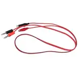 Cabilock 5Stücke Testleitung mit Bananenstecker Isolierten Krokodilklemmen Elektrische Prüfleads für Temporäre Schaltungen Motorentests Flexibles Design