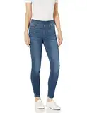 Amazon Essentials Damen Pull-On Stretch-Jeggings mit mittelhohem Bund (in Übergrößen erhältlich), Mittelblau, 42