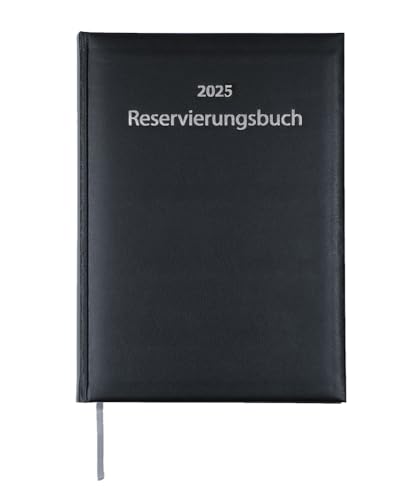 2025 ADINA Dickes Reservierungsbuch A4 schwarzer Balacron Einband 1T/1S + SA/SO 2S