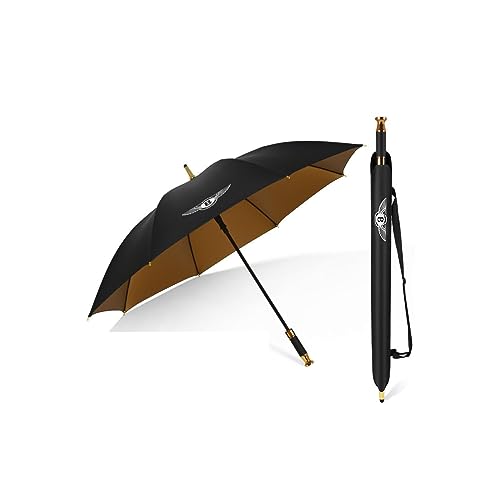 VIYOLI Autoschirm Regenschirm, für Bentley Mulsanne Continental Flying Bentayga Continental GT Winddicht und sturmfest - für Herren und Damen ergonomischem Griff