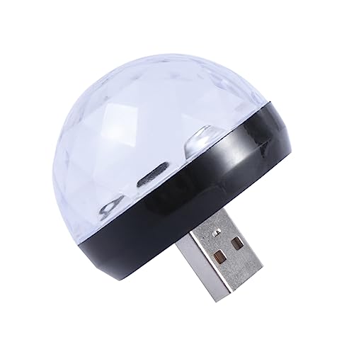 OSALADI Autoverkleidung Autodekoration Bühnenball Licht USB-betriebene Lichter DJ-Beleuchtung Karaoke-Lichter schmücken atmosphärisches Licht Umgebungslicht umrüsten Kugel Licht