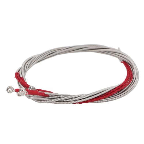 Bass String -Set, 4pcs Edelstahl Flexible Schwingungen Akustischer Bass -String -Ersatz mit Benutzerfreundlichem Design für Anfänger, Intermediate und Profis, Elektro -Bass