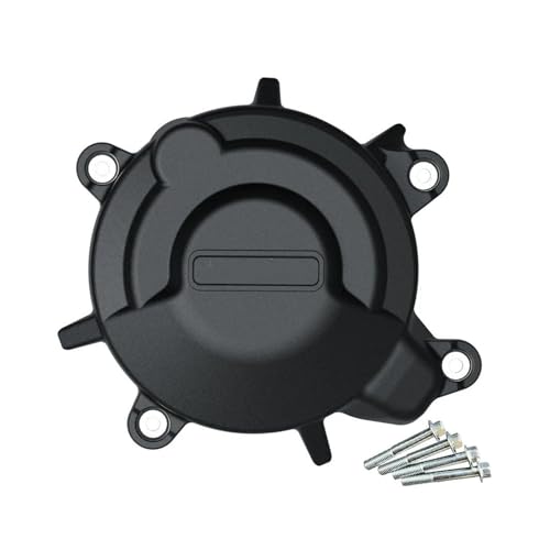 BGRVCKS Motorschutz Für Ninja 400 Motorrad Motorschutzabdeckung Set Gehäuse Für Kawasaki Für Ninja 400 2018-2023 Für Ninja 500 2024(LICHTMASCHINE-schwarz-1St)