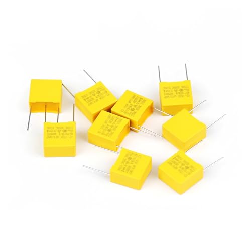 10Pcs 275VAC Capacitor X2 Series Polypropylene Film Capacitor 0.1UF 0.22UF 0.33UF 0.56UF 0.47UF 104K 105K Capacitance Meters(0.15UF 154K P10)