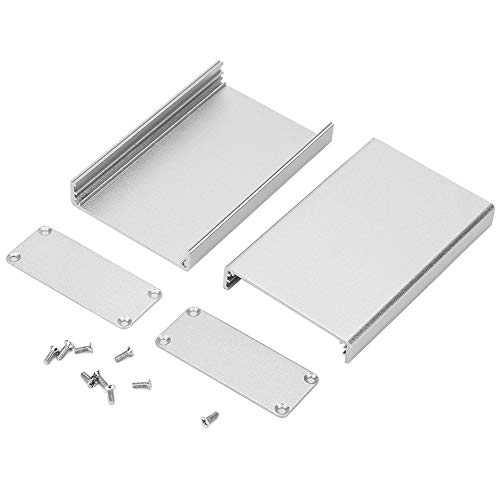 ANKROYU Aluminium-Kühlbox, PCB-Aluminiumbox, Aluminium-Leiterplatten-Instrumentenbox, Aluminium-Projektbox für Leiterplatten