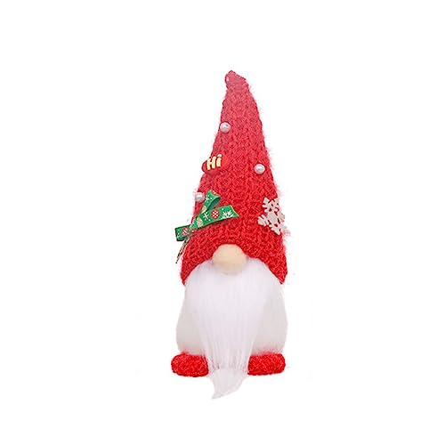 FENOHREFE Weihnachtszwergpuppe, gesichtslos, aus Plüsch, skandinavisch, schwedisch, Tomten, Zwerge, Figuren für Dekoration, Tablett, auf mehreren Ebenen, Küche, Weihnachten, Zwerge