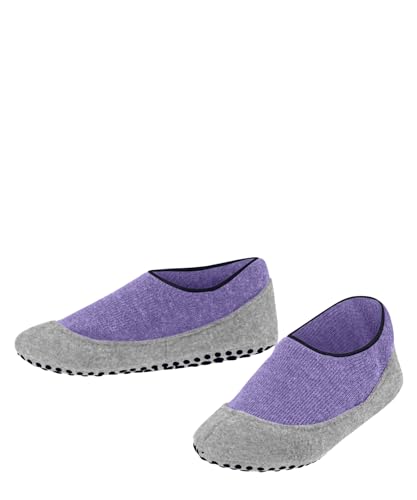 FALKE Unisex Kinder Stoppersocken Cosy Slipper K HP Wolle rutschhemmende Noppen 1 Paar, Lila (Light Lilac 6819), 37-38