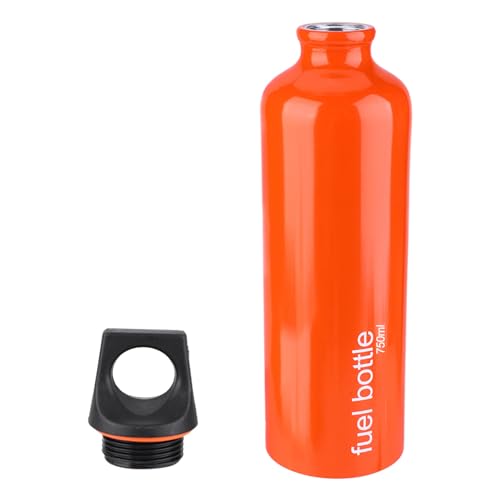 VGEBY Brennstoffflasche, 720Ml Aluminiumlegierung Gas Brennstofftank Für Camping Picknick Wandern Ausstattung Für Die Außengastronomie