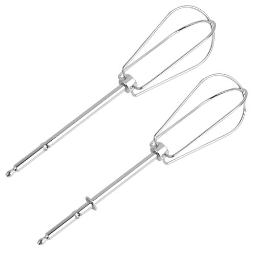 Annlpoy 2 Stück schneebesen edelstahl Rührbesen Hochwertiger, Universell Kompatibel mit HM-Modellen, Ersatz Rührbesen für Küchenmaschinen, Links und Rechts Einsetzbar, für Back- und Kochanwendungen