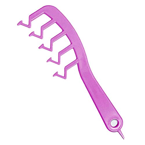 Z-förmiger Haarschlitzkamm, lockiger Pony, Frisierkamm für Salon, Haarstyling für Mädchen, Zubehör für Zuhause