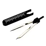 EKG EKG-Messschieber EKG-Lineal Schwarzer Elektrokardiogrammteiler mit verstellbaren Schrauben