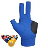 Pool-Queue-Handschuhe – rutschfeste Tischtennis-Handschuhe, DREI-Finger-Design | Universelles Billardzubehör, Perfekt Für Rechts- Und Linkshänder Beim Billardspiel