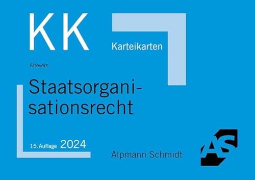 Karteikarten Staatsorganisationsrecht (Karteikarten Öffentliches Recht)