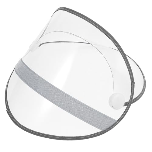 YARNOW Regenmantelkrempe Regenponcho Gesichtsmaske Gesichtsschutzschild Hutschild Gesichtsschutz Austauschbare Hutkrempe Regenmantel Hutkrempe Schild Regenmantelmaske Poncho Hutkrempe