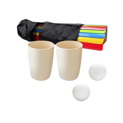 F Fityle Pipeline Teambuilding Aktivität Outdoor Kinder Sport Teams Bauen Golfbälle mit Aufbewahrungstasche für Kommunikation Erwachsene Drinnen, S 5.5 cm Breite