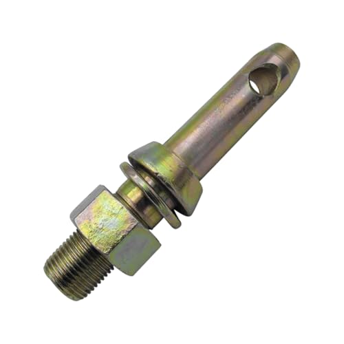 cyclingcolors Anhängerkupplung Unterlenkerbolzen Durchmesser 22 mm Kategorie 1 Traktor LKW Landmaschinen Piton Pin Estrich, Gewinde 3/4" x48mm
