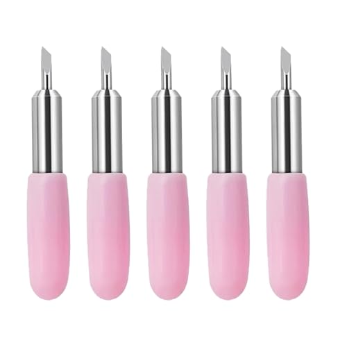 5 Stück Klinge,Extra Fine Original Premium Zubehör für Cricut Joy Xtra Set Schneideplotter Mit Papier Gehäuse Feinschnittklinge Schneidklingen Blade Cut Ersatzklinge Ersatzklingen Klingen Ersatz