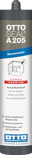 OTTOSEAL A 205 Premium Acryl-Dichtstoff 310 ml Kartusche C04 schwarz