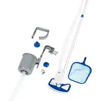 Bestway Flowclear™ Poolpflege Deluxe-Set, für alle gängigen Pools von Bestway (außer Stahlwandpools), für Pools bis 610 cm