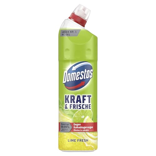 Domestos Kraft & Frische WC-Gel Lime Fresh sorgt für hygienische Sauberkeit im Badezimmer