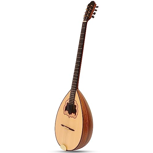 Muzikkon Griechisches Bouzouki-Rosenholz-Finish