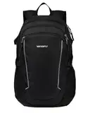 WATERFLY Rucksack Faltbar Wanderrucksack 28L: Tagesrucksack Faltrucksack Leicht Trekkingrucksack Klapprucksack mit Nassfach für Outdoor Wandern Reisen Camping Herren Damen