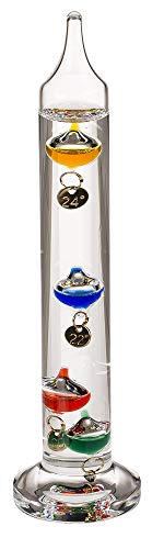 Out of the blue Glas-Galileothermometer, 18 cm