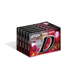 TDK D Geräuschpegel, 5 Stück