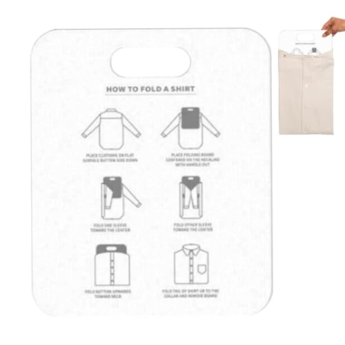 Shirt Faltbrett, Klappbrett Hemd, Faltbrett Für Kleidung, T Shirt Klappbrett, Falthilfe Für Wäsche, Brett Zum Wäsche Zusammenlegen, Einfache Und Schnelle Faltbretter Für Erwachsene Und Kinder
