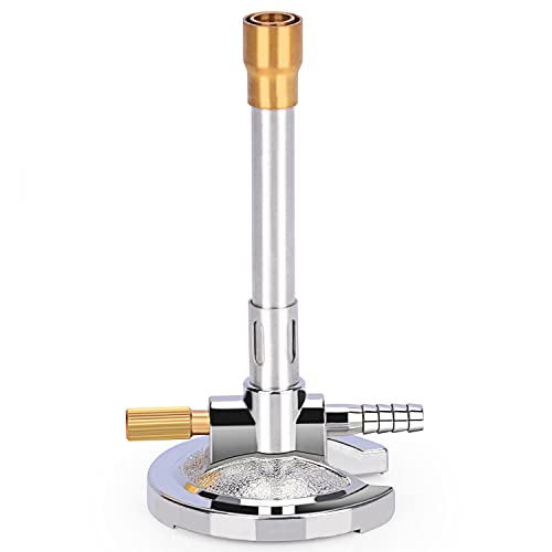 stonylab Labor Bunsenbrenner, Laborbrenner Flame Air Einstellbarer Labor Bunsenbrenner mit Flammenstabilisator und Nadelventil für Laborheizungsverbrennung