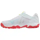 Mizuno Wave Lynx Feldhockey-Schuh, White/Clearwater/Cayenne, 36 EU