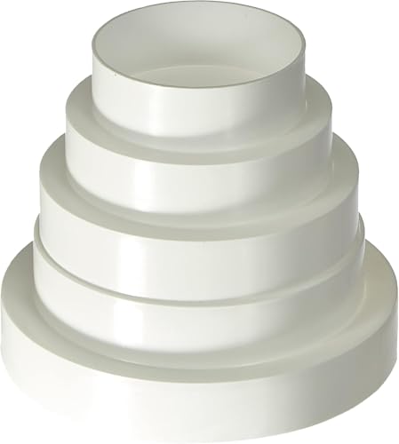 Ø 80 100 120 125 150 mm PVC Reduzierverbinder Reduzierstück Reduktion Rohr Übergang Lüftung Rundrohr Ventilation Lüftungskanal Ventilator Universal Ø 80-150 mm
