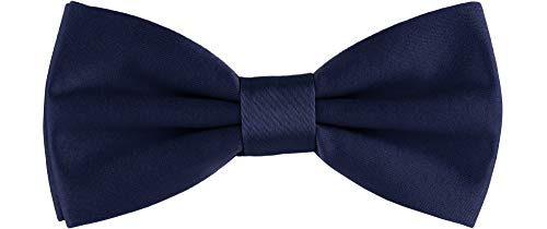 Ladeheid Fliege Kinder Jungen mit einstellbarem Band für Anzug festlich Kinderfliege Mode für Jungs MJ (10cm x 5cm) (10cm x 5cm, Navy)