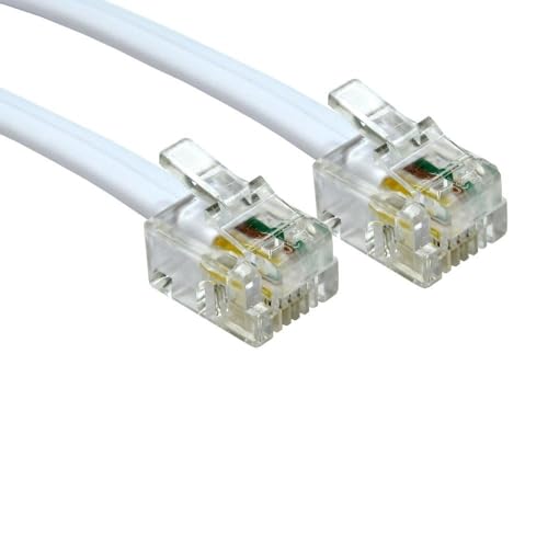 Kabel modular RJ11 männlich, Telefonanschluss, 10M