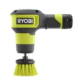 RYOBI Akku-Reinigungsbürste Mini RSCR4-120G 4V 2Ah mit 300 U/min-1, Autoreifen, Waschbecken, Außenmöbel