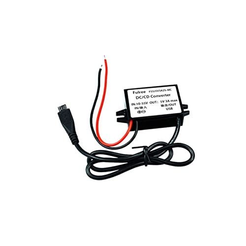 YYRL 12V/24V/36V/48V bis 5V ，Auto Micro USB Netzteil Buck Wasserdichter Kabelstecker Adapter