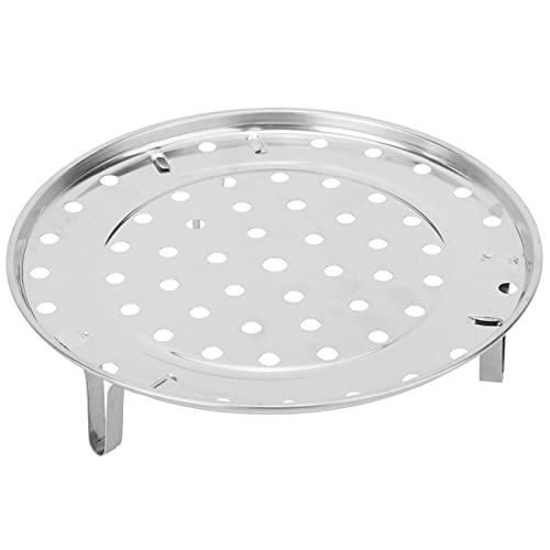 Bambus-Dampfgarer für Tamales Flaneras Bain Dampfständer 22 Cm Großer Korb Edelstahl Dampfhalter Tablett Regal Dampfgarer Kochzubehör (Mittlerer Durchmesser 24cm)
