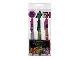 Set mit 3 Kugelschreiber mit Toppers aus Gummi Rainbow High (CyP Brands)