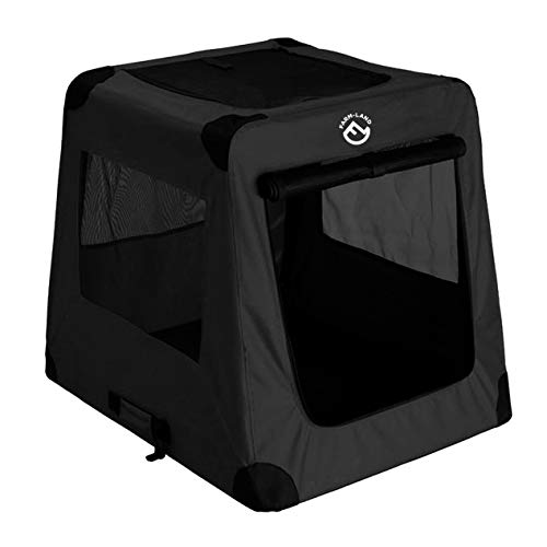 Farm-Land Hunde-Autotransportbox schwarz Hundetransportbox NEU 2019