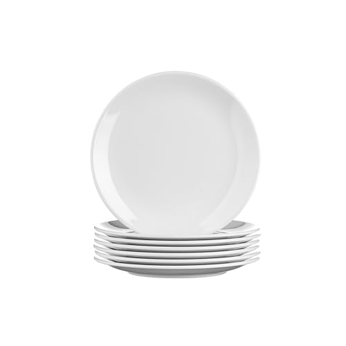 SECO Runde weiße Melaminplatte, langlebig und kratzfest, 18 cm